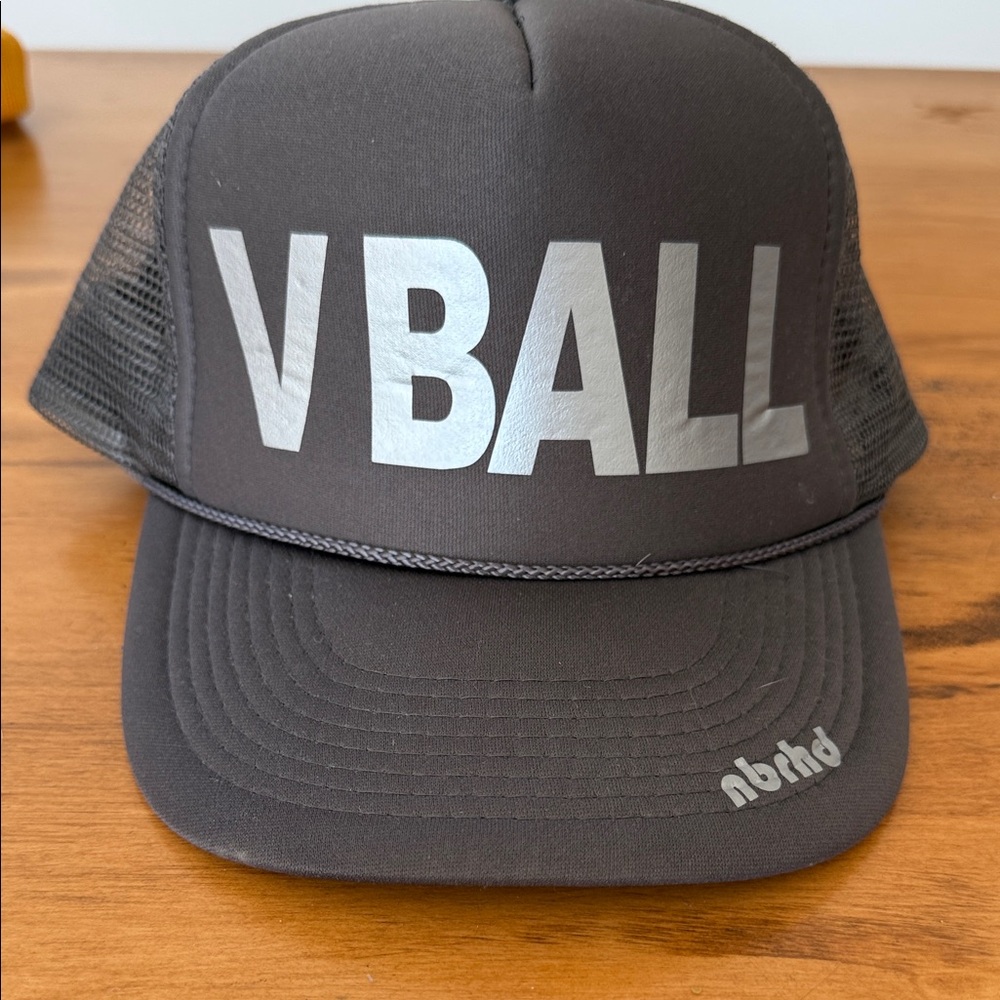 Gray Mesh Trucker Hat
